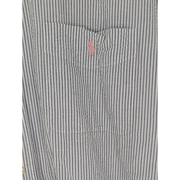 Ralph Lauren Blaire 100% Cotton Men's Long Sleeve XL Striped Button Down Shirt - Picture 2 of 12